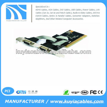 Bonne qualité RS-232 RS232 DB9 9Pin Serial Port à PCI I / O Controller Card Adapter